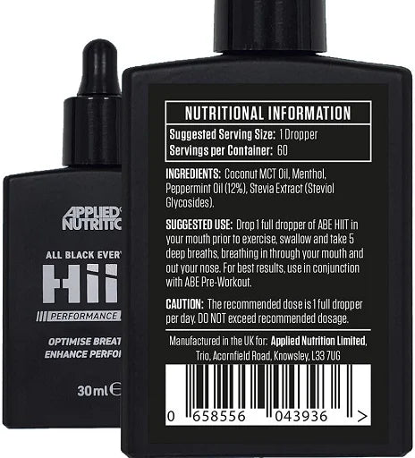Applied ABE HIIT Performance Drops 30ml Booster