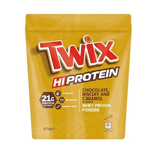Twix Hi whey Protein Powder 875g - Choco Biscuit and Caramel