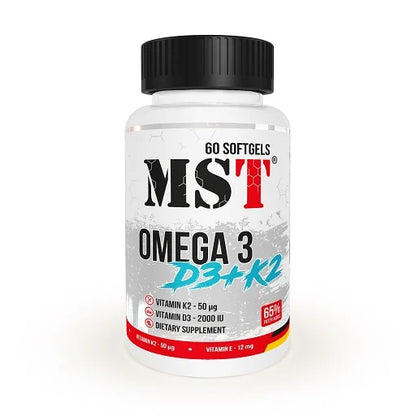MST - Omega 3 + D3 + K2 - 60 Kapseln